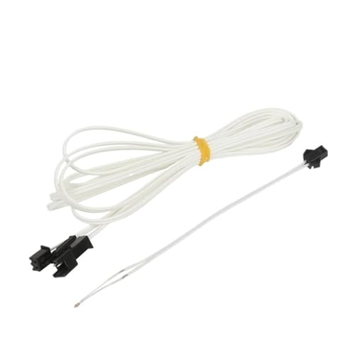 wenwendianzi 3D-Druckerteil 100k Ohm B3950 NTC-Thermistor-Temperatursensor HT-NTC100K-Kabel mit Steckverbinder(HT Glass 2M Cable) von wenwendianzi