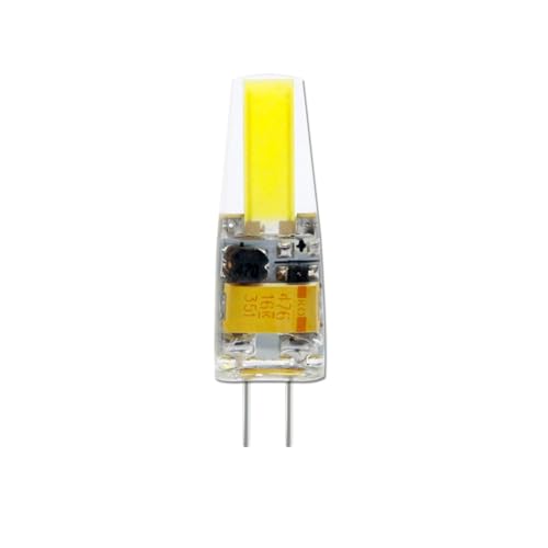 wenwendianzi 5 Stücke G4 LED COB Lampe Dimmbar 6 Watt 9 Watt COB Led-Lampe AC/DC 12 V 220 V LED G9 COB Scheinwerfer Kronleuchter Beleuchtung Ersetzen Halogen(Cold Light,G4 12V 6W) von wenwendianzi