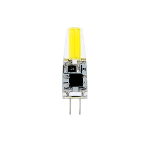 wenwendianzi 5 Stücke G4 LED COB Lampe Dimmbar 6 Watt 9 Watt COB Led-Lampe AC/DC 12 V 220 V LED G9 COB Scheinwerfer Kronleuchter Beleuchtung Ersetzen Halogen(Warm White,G4 220V 6W) von wenwendianzi