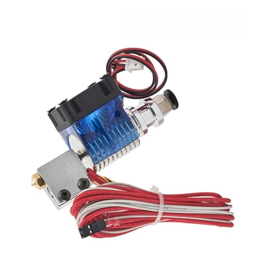 wenwendianzi E3D Hotend 12V 24V Langstrecken-Druckkopf J-Kopf Hotend + Lüfter for 1,75/3,0 mm Filament(1.75mm,12v 0.6mm) von wenwendianzi
