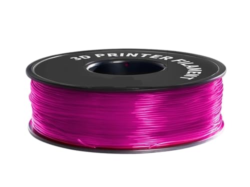 wenwendianzi Flexibles Filamentmaterial for 3D-Drucker, 1 kg, 2,2 Pfund/Spule, 1,75 mm, Kunststoff, Vakuumverpackung, Härte 95A(Pink) von wenwendianzi