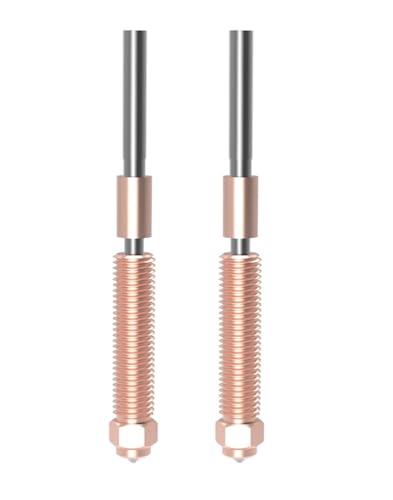 wenwendianzi For K2 Plus Verbesserte Quick-Swap-Düse 0,2mm 0,4mm 0,8mm Gehärtete Stahldüsen 3D-Drucker Ersatzteile(2pcs,0.8mm) von wenwendianzi