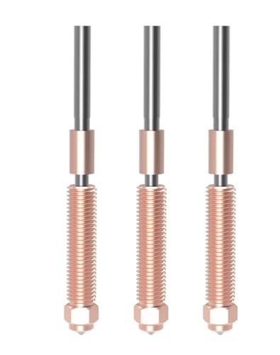 wenwendianzi For K2 Plus Verbesserte Quick-Swap-Düse 0,2mm 0,4mm 0,8mm Gehärtete Stahldüsen 3D-Drucker Ersatzteile(3pcs,0.2mm) von wenwendianzi