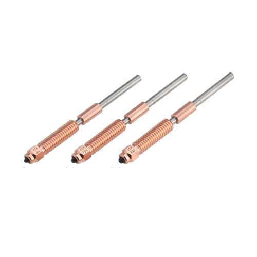 wenwendianzi Schnellwechsel-Düsensatz aus gehärtetem Stahl for K1C Ender-3 V3 Swift-Installation(0.6mm K1C 2PCS) von wenwendianzi