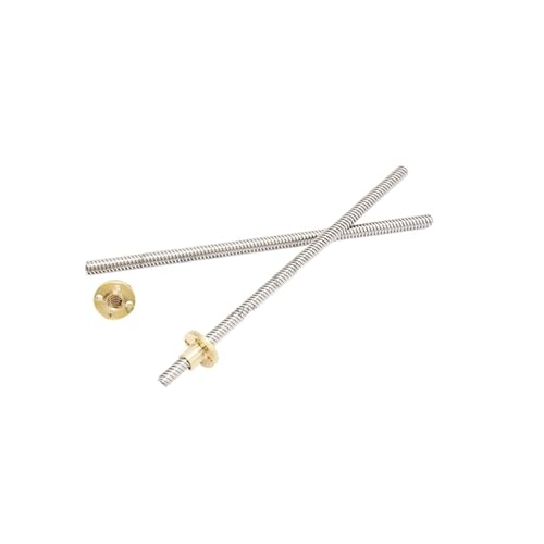 wenwendianzi T8 * 8 365 mm Ender 3 Leitspindel-Gewindestange 8 MM Messingmuttern for Ender-3 Ender3 V2/Ender 3 V2 Neo/Ender3,Pro/Ender 3 Neo/Voxelab(2PCS) von wenwendianzi