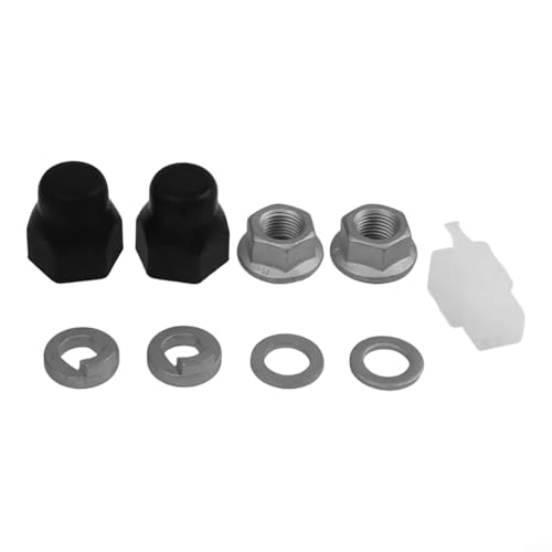 1 Paar Mutterabdeckung und Sicherungsscheibe für EBike Nabenmotor Clean Look (12 mm hinten) von wenyouya