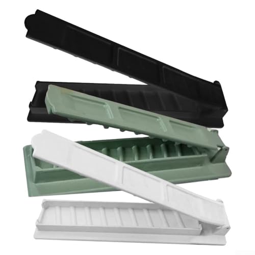 12 x Spieß-Werkzeug zum Öffnen für Zuhause, Grill, manueller Schaschlik-Maker für einfache Zubereitung (1 Stück grün) von wenyouya