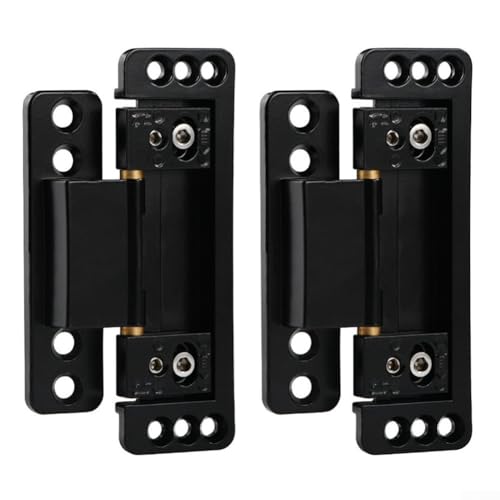2 Stück ultradünne verdeckte Türscharniere, verstellbares Design für verschiedene Türen, jeweils mit 60 kg Kapazität von wenyouya
