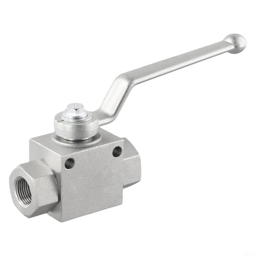 500 Bar Hydraulikkugelhahn für Wasser, Öl, Gas zuverlässige Abdichtung und Temperaturbeständigkeit (G3/8) von wenyouya