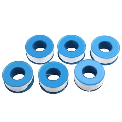 6 Stück PTFE-Dichtungsband, 20 m x 16 mm, für Sanitär- und Heimwerkerarbeiten, Wasser, Luft und Gas 6 Stück PTFE-Dichtungsband, 20 m x 16 mm, für Sanitär- und Heimwerkerarbeiten, Wasser, Luft und Gas von wenyouya