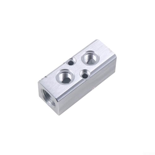 Aluminium Multi Line Luftverteiler Verteiler zur effektiven Verteilung in verschiedenen pneumatischen Systemen und Werkzeugen (2F) von wenyouya