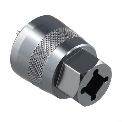 Aluminium-Werkzeug zum effektiven Entfernen der DUB-Kurbelabdeckung, kompakt und praktisch (Titanfarbe) von wenyouya