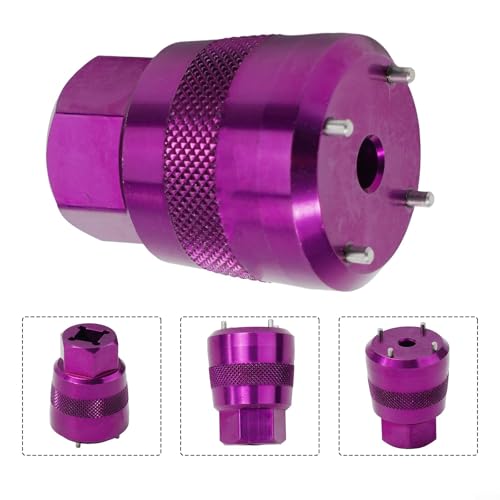 Aluminium-Werkzeug zum effektiven Entfernen der DUB-Kurbelabdeckung, kompakt und praktisch (schwarz) von wenyouya