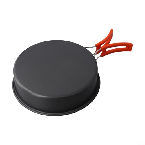 Aluminiumoxid-Antihaft-Pfanne für Camping mit funktionellem Anti-Verbrühungs-Design für Sicherheit (mittel) von wenyouya