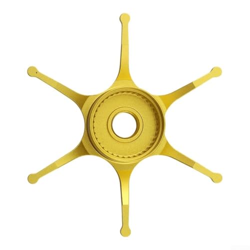 Anspruchsvoll für Six Star Drag System in Metall Perfekte Passform für Abu Rollen (links gelb) von wenyouya