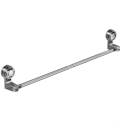 Benutzerfreundlicher Handtuchhalter mit Saugnapf, verstellbare Größe, kein Bohren erforderlich, für einfache Verwendung in Bad und Küche (50–100 cm) von wenyouya