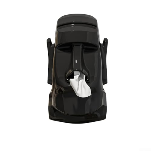 Creative Stone Taschentuchbox, einzigartiger dekorativer Halter für Servietten und Papierhandtücher (schwarz) von wenyouya