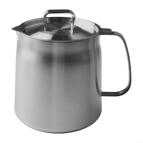 Culinary Tool Edelstahl-Ölsieb, ausgestattet mit einem praktischen feinmaschigen Filtersystem (2 l) von wenyouya
