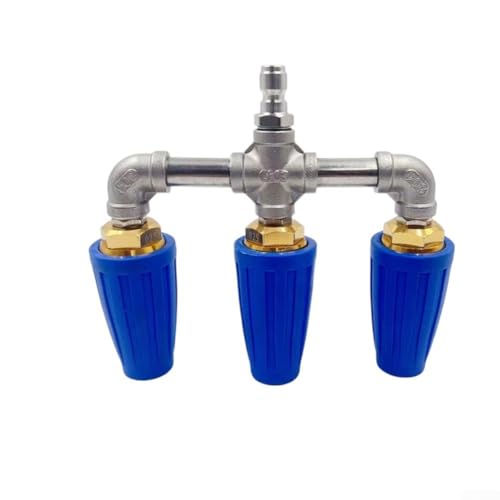 Duale rotierende Turbodüse für Hochdruckreiniger mit verbesserter Abdeckung (blau) von wenyouya