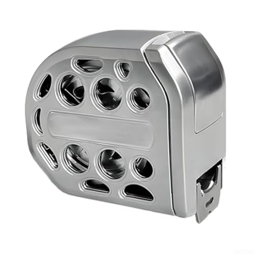 Edelstahl-Maßband mit magnetischer Basis für sichere Befestigung und Selbstverriegelung, mit hohler Konstruktion für Langlebigkeit (5 m) von wenyouya