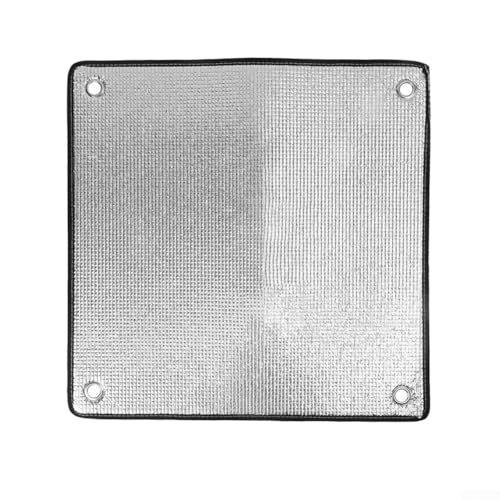 Effektive Fensterfolie aus Aluminiumfolie für Sonnenschutz, verbessert die Privatsphäre in Häusern, Büros und Cafés (50 x 50 cm) von wenyouya