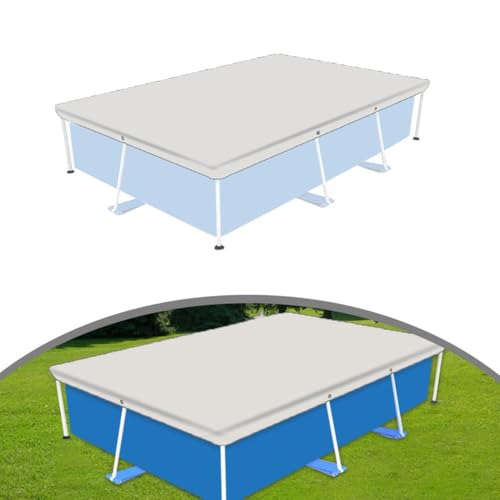 Effiziente Poolabdeckung mit Schutzfunktionen, um Ihr Wasser sauber und warm zu halten (400 x 211 cm) von wenyouya