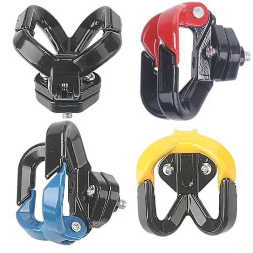 Elektroroller Front-Doppelhaken für Xiaomi für M365 Pro, vertikale Aufbewahrungslösung mit zwei Haken für Taschen und Werkzeuge, Aluminiumlegierung (blau) von wenyouya