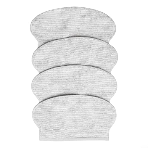 Ersatz-Mikrofaser-Wischmopp für Pads zur Verwendung mit dem Midea M6 VCR21LDSW Roboter-Staubsaugermodell (4 Stück) von wenyouya