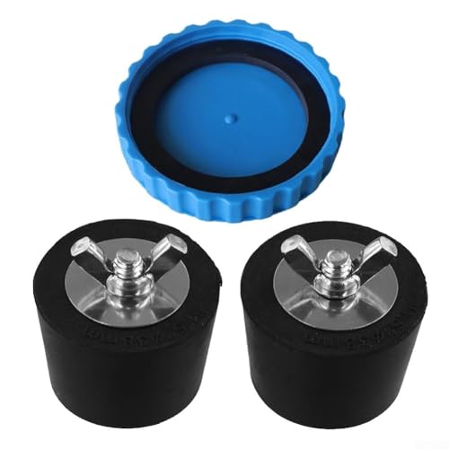 Essential Winter Pool Closure Package Featuring 2 (38mm) Fittings and 1 Cover for Reliable Protection from Harsh Weather von wenyouya