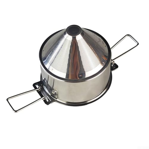 Faltbarer Edelstahl-Kaffeefilter mit ausziehbaren Griffen, geeignet für verschiedene Kaffeebrühmethoden einschließlich Übergießen und Tropfen, wiederverwendbar und von wenyouya