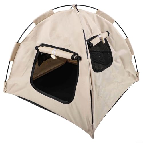 Faltbares Haustierzelt mit abnehmbarer Struktur, perfekt für Zuhause und Außenbereich (L) von wenyouya