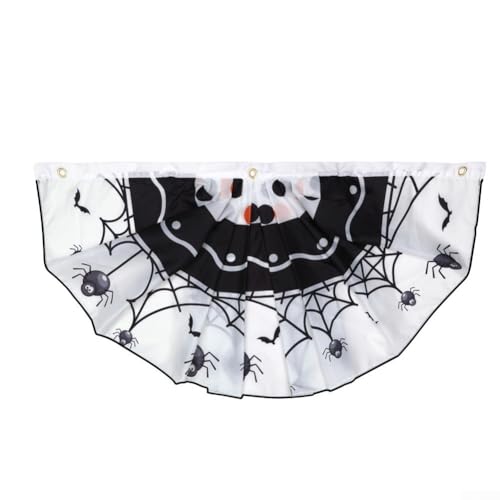Fröhliches Halloween-Fächerflaggen-Set, perfekt, um Ihren Feiern einen Hauch von Festlichkeit zu verleihen (D) von wenyouya