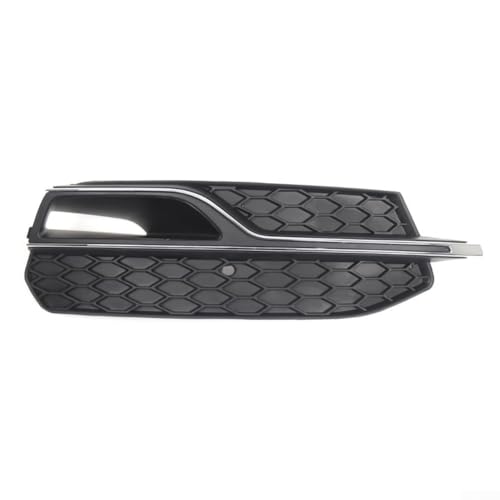 Frontstoßstange Nebelscheinwerfer Grill Abdeckung für ENSURE für A3 S-Line und S3 Modelle 2013-2016 ABS Kunststoff Mesh Chrom Trim Ersatzteil (rechts) von wenyouya