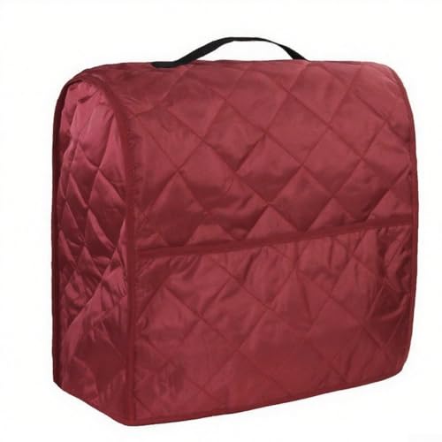 Für 4 5QT Mixer-Abdeckung aus verdicktem, gestepptem Polyester-Pongee, bietet Staubschutz und sicheren Sitz (A) von wenyouya