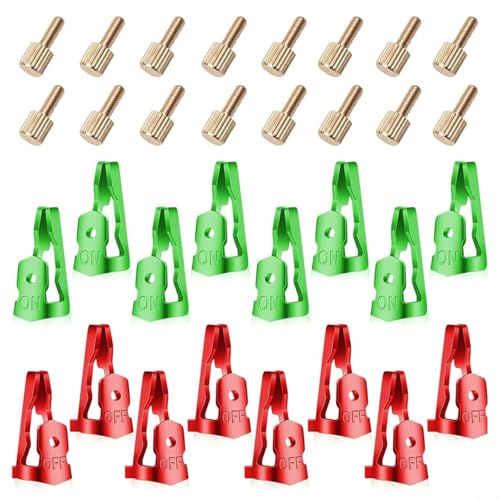 Für InterMatic 156T1978A Ersatz-Timerschalter-Set für T100-Serie Pool-Timer 8 an und 8 aus, kompatibel mit mehreren Modellen, einschließlich WH-Serie (rot + grün) von wenyouya