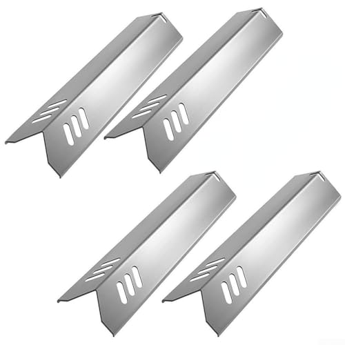 Grill Heizplatte Shield 38,1 cm Brennerabdeckung für DGF510SSP DGF493BNP DGP552SSP-D Edelstahl Set kompatibel mit Backyard GBC1255W BY13-101-001-13 von wenyouya