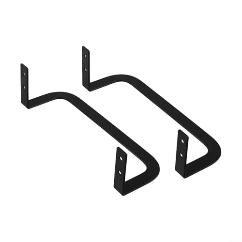 Halten Sie Ihren Schlafbereich organisiert mit 2 strapazierfähigen Anti-Rutsch-Stangenhalterungen für Matratzen (A 9 cm) von wenyouya