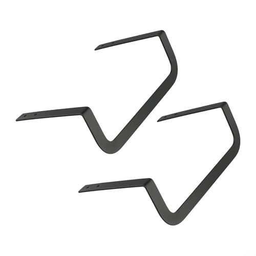 Halten Sie Ihren Schlafbereich organisiert mit 2 strapazierfähigen Anti-Rutsch-Stangenhalterungen für Matratzen (C 9 cm) von wenyouya