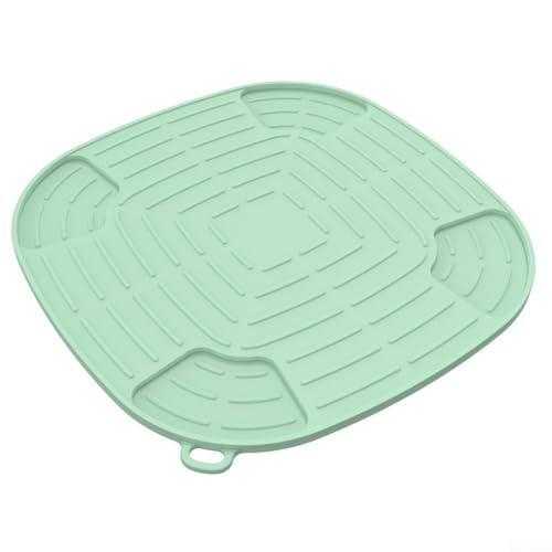 Hitzebeständige Silikonmatte für NJ Crispi Air Fritteuse, leicht zu reinigen und perfekt für den täglichen Gebrauch (grün) von wenyouya