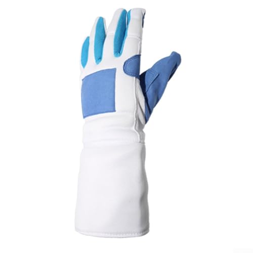 Hochleistungs-Zaun-Handschuhe, bequeme Passform mit verschleißfestem Material für ernsthafte Athleten (Training links S) von wenyouya
