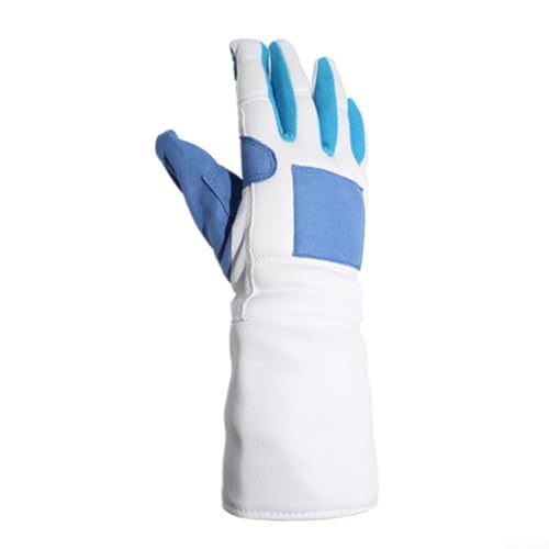 Hochleistungs-Zaun-Handschuhe, bequeme Passform mit verschleißfestem Material für ernsthafte Athleten (Training rechts M) von wenyouya