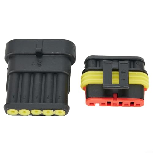IP67 wasserdichtes Steckerset für Autos, Boote und Motorräder, 1 bis 6 Pin Optionen (4-polig) von wenyouya