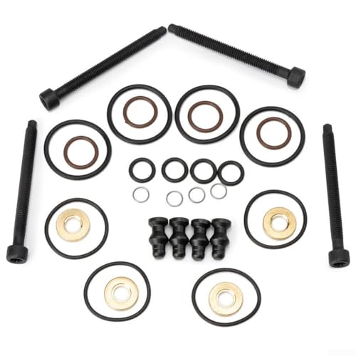Injektor Dichtung und Schrauben Set für Seat und Skoda 4 Stück kompatibel mit 1 9 2 0 Motoren OEM 038103385A passend für Octavia Alhambra von wenyouya