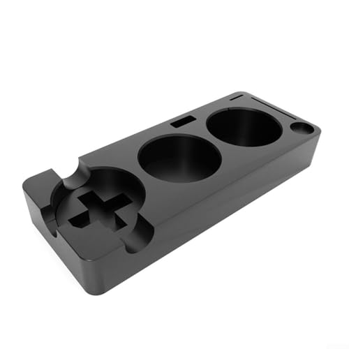 Kaffeestampfer Basis Espresso Stopfstation mit Siebträgerhalter Organizer Ständer kompatibel mit ES601 655 701 Schwarz Zubehör für Barista Home Bar Küche (B) von wenyouya