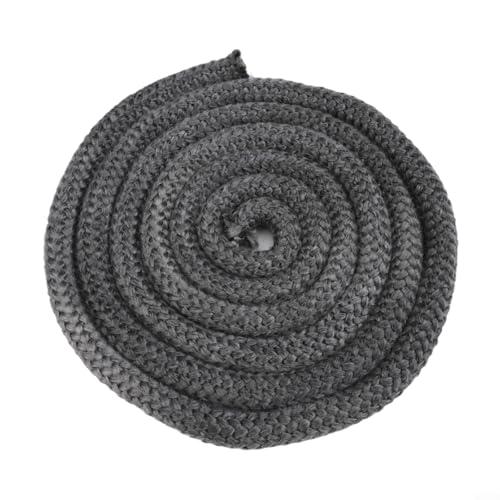 Kamin-Dichtungsseil für Holzöfen und Öfen, flexibles Fiberglas-Material für sichere Befestigung (18 mm x 3 m) von wenyouya