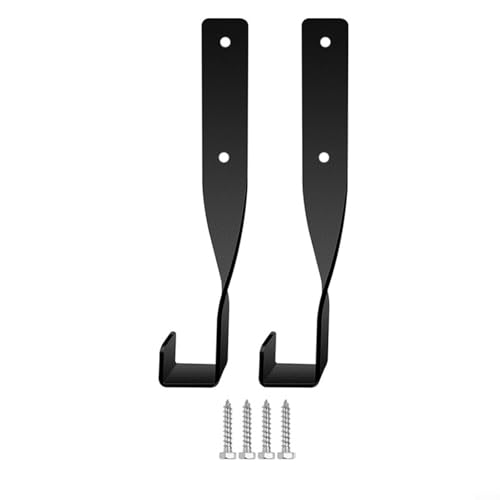 Kettensägen-Wandhalterung für Garage oder Schuppen, Metallhalter mit schwarzer, rostbeständiger Beschichtung, um Kettensägen, Werkzeuge und Heckenscheren sicher aufzubewahren (2 Stück) von wenyouya