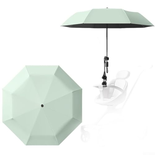 Kinderwagen-Sonnenschirm mit verstellbarem Clip, entworfen für mehr Komfort bei sonnigem Wetter (Tae Rice) von wenyouya