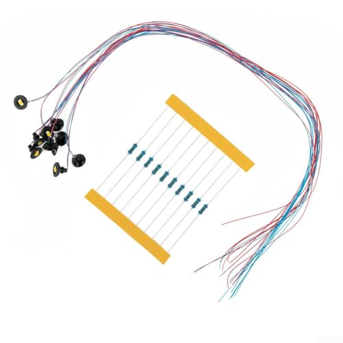 LED Straßenlaterne Modell Set 10 x HO Scale Wandlampen für Bahn-Layouts und Dioramen LED Straßenlaterne Modell Set 10 x HO Scale Wandlampen für Bahn-Layouts und Dioramen von wenyouya