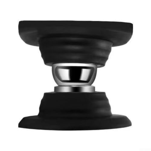 Magnetischer Türstopper aus Silikon für Kollisions- und Windschutz, kompakte Größe mit verbreitertem festem Boden und Silikon-Konstruktion (schwarz) von wenyouya