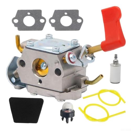 Mechanischer Gartentrimmer Vergaser C1UW32 Ersatz für Modelle 545006017 545030102 530039235 inkl. Kraftstoffleitungen und Installationsscheiben von wenyouya